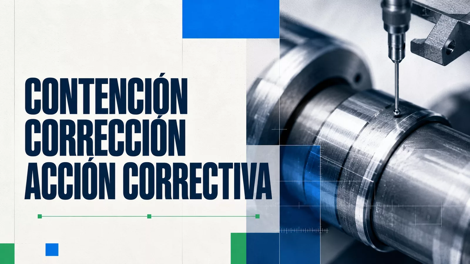 Profesionales analizando acciones de contención, corrección y acción correctiva ante una no conformidad
