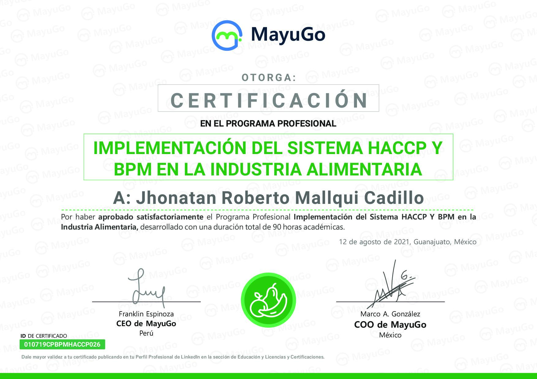 Certificado