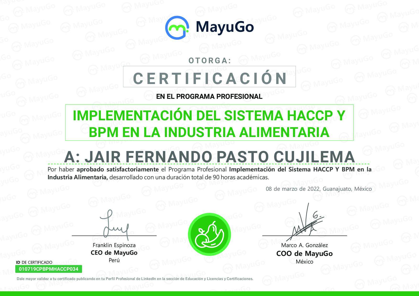 Certificado