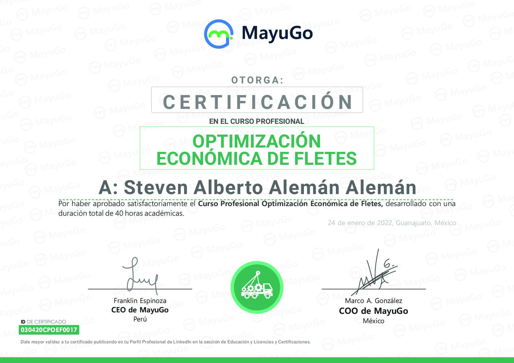 Certificado