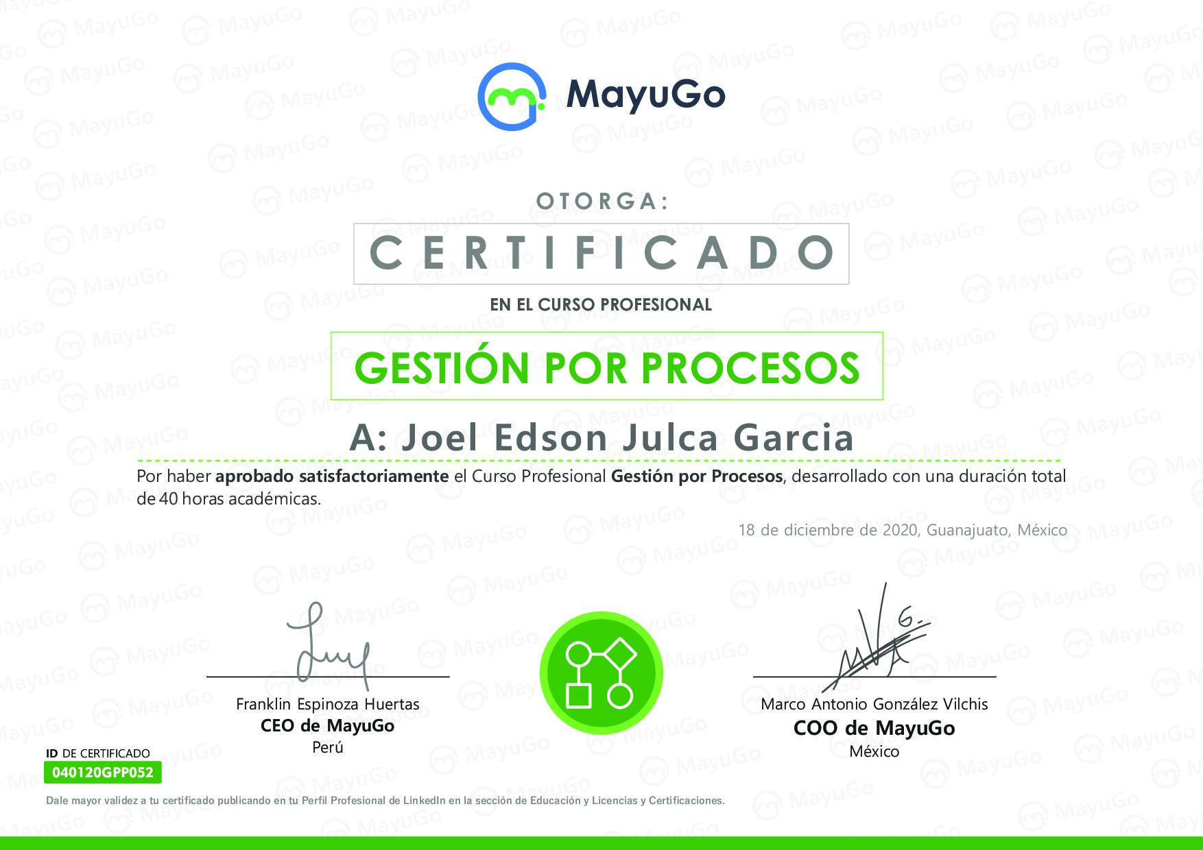 Certificado