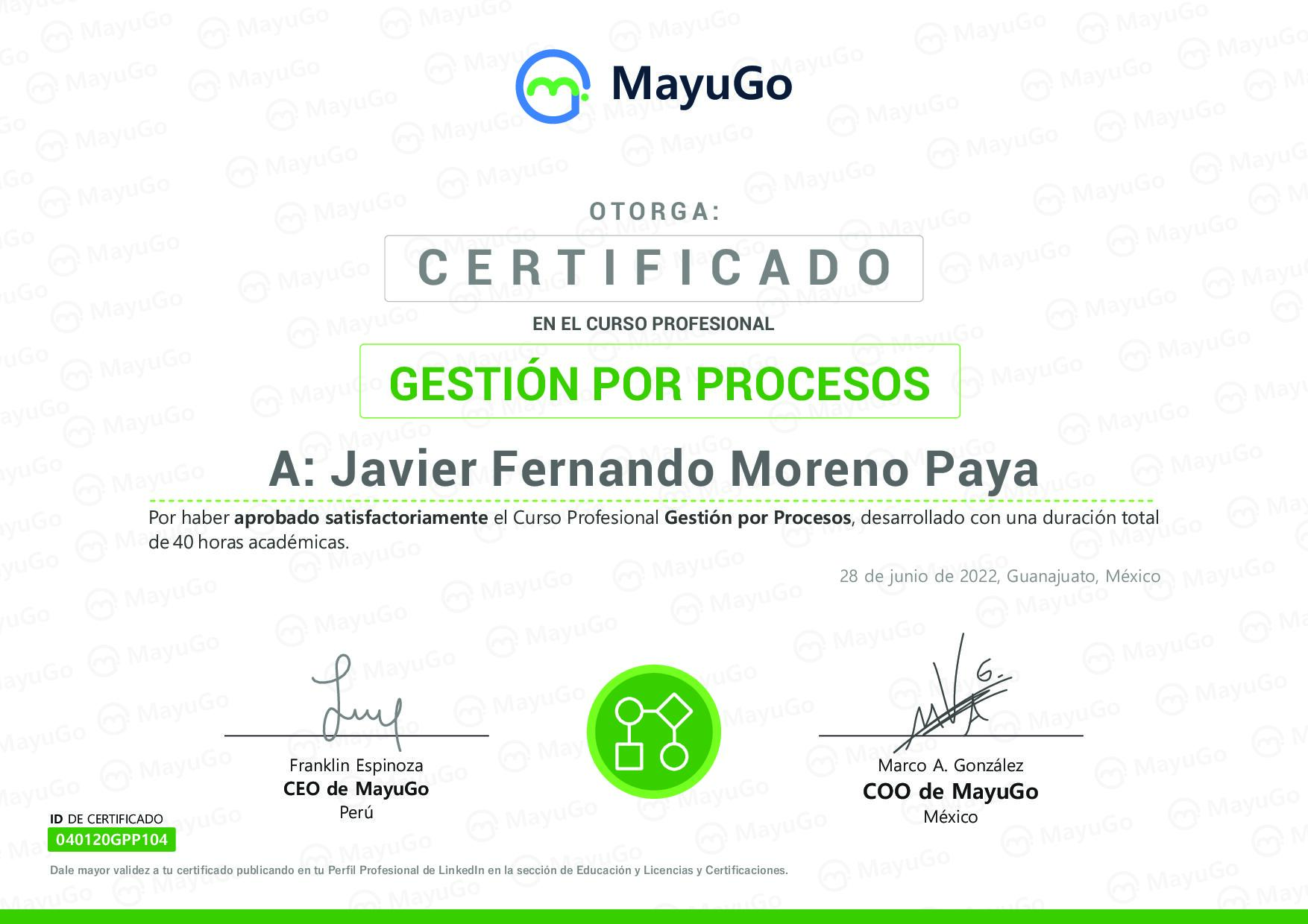 Certificado