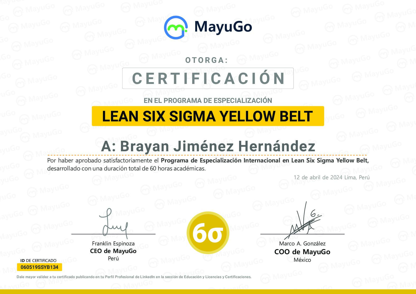 Certificado