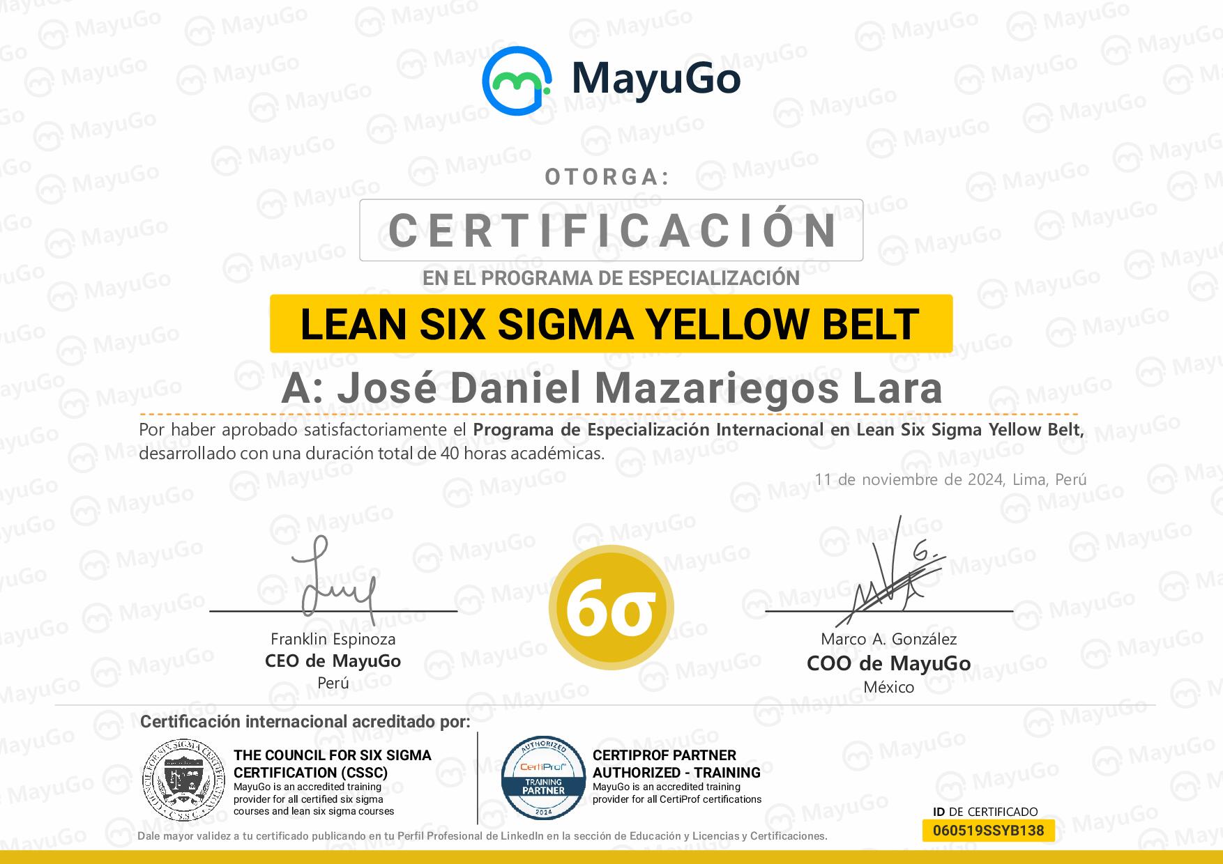 Certificado