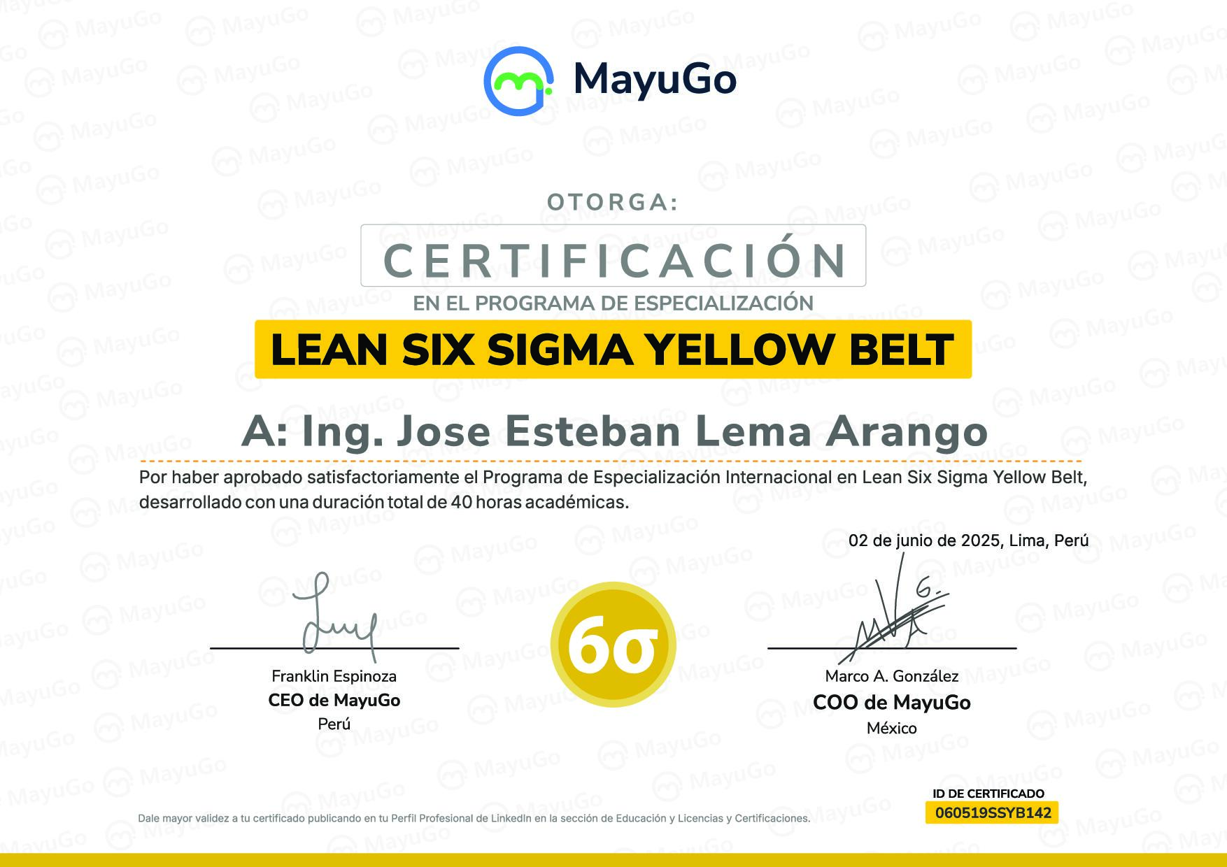Certificado