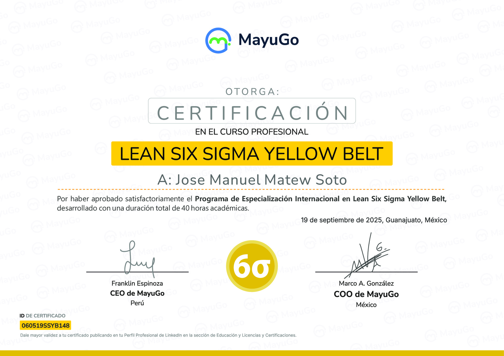 Certificado