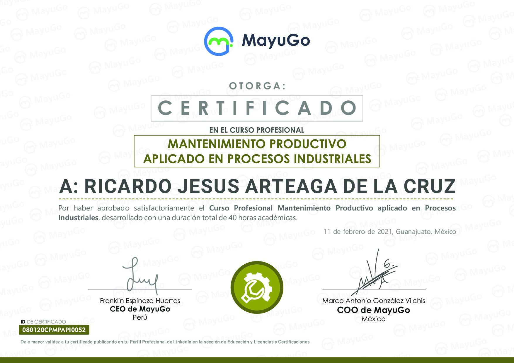 Certificado