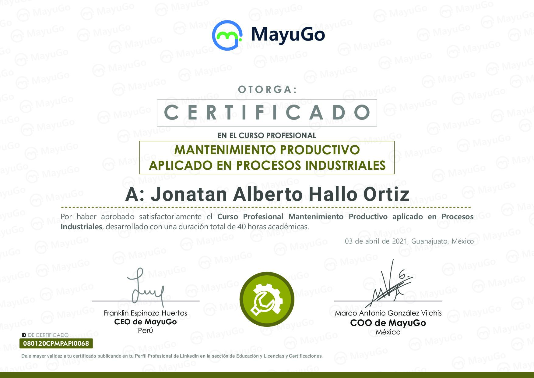 Certificado