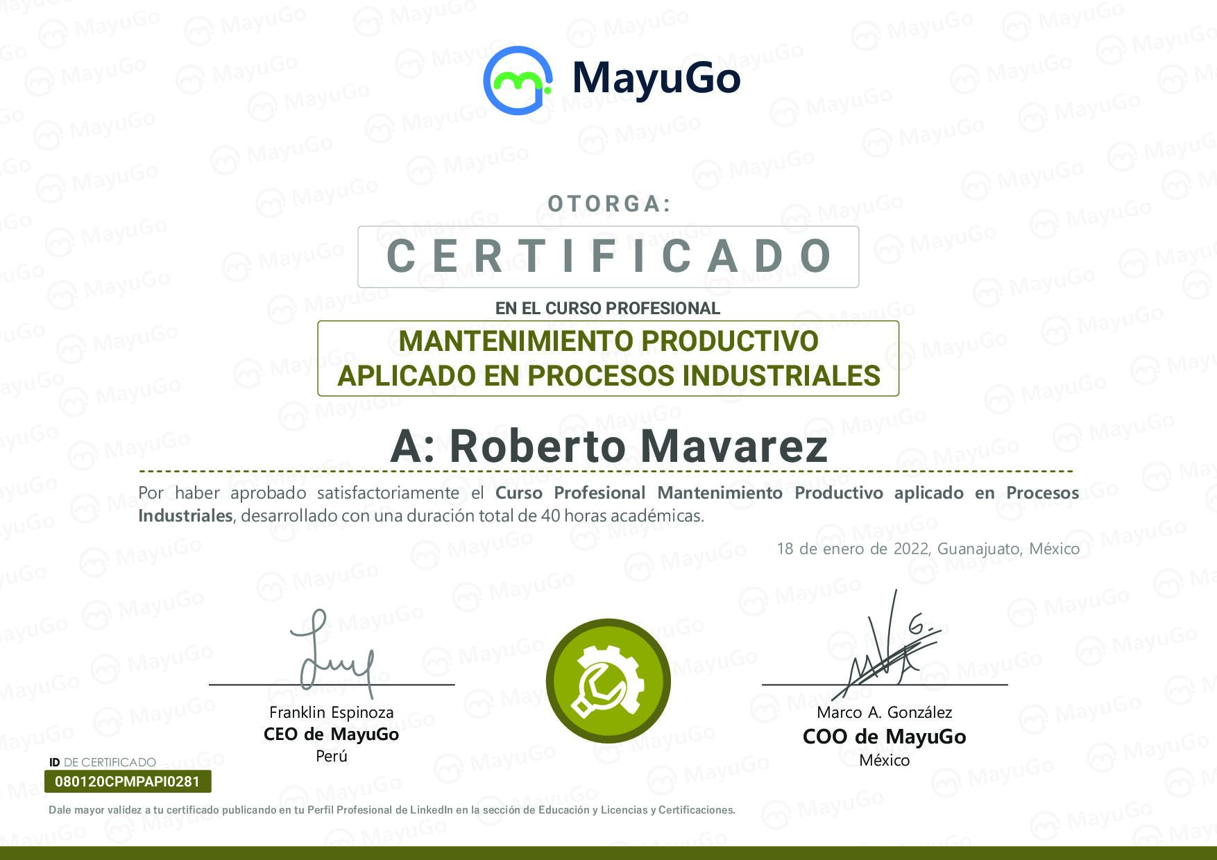 Certificado
