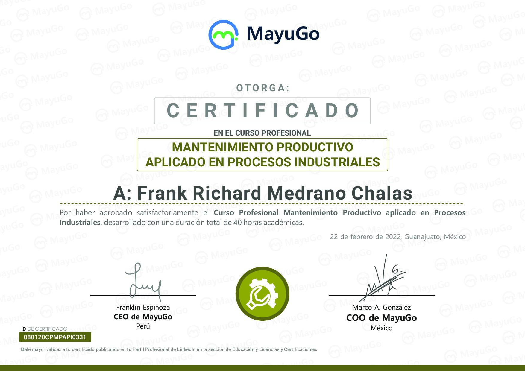 Certificado