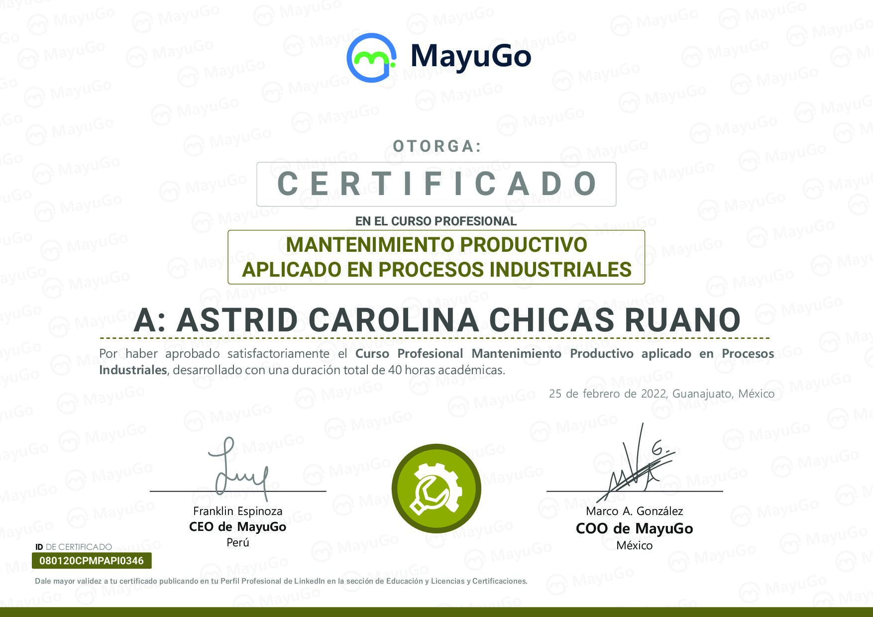 Certificado