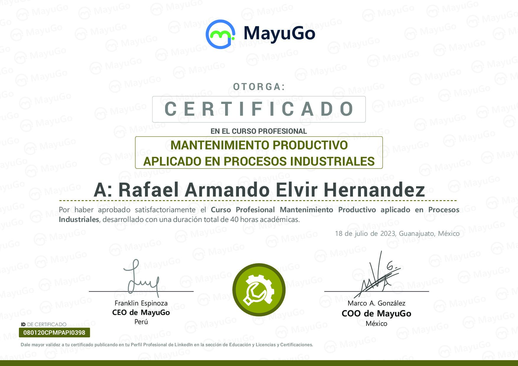 Certificado