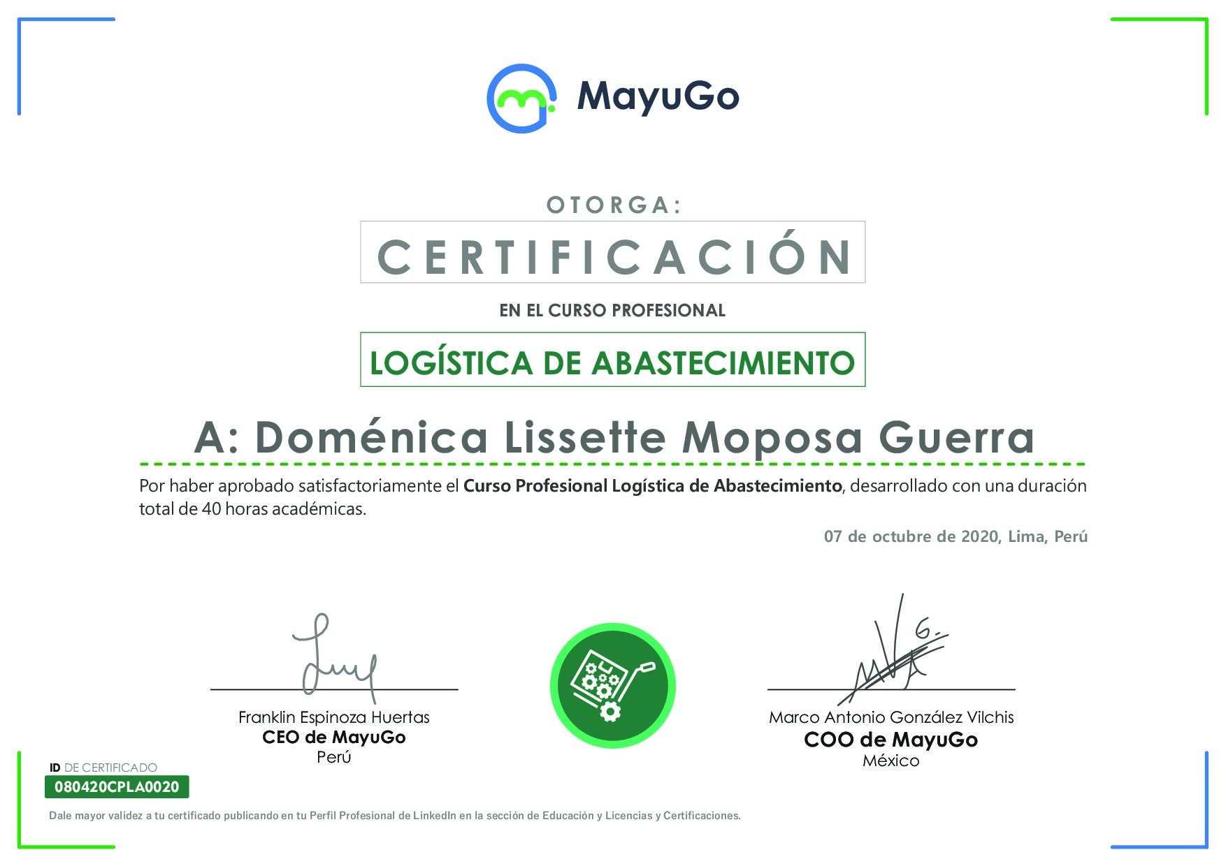 Certificado
