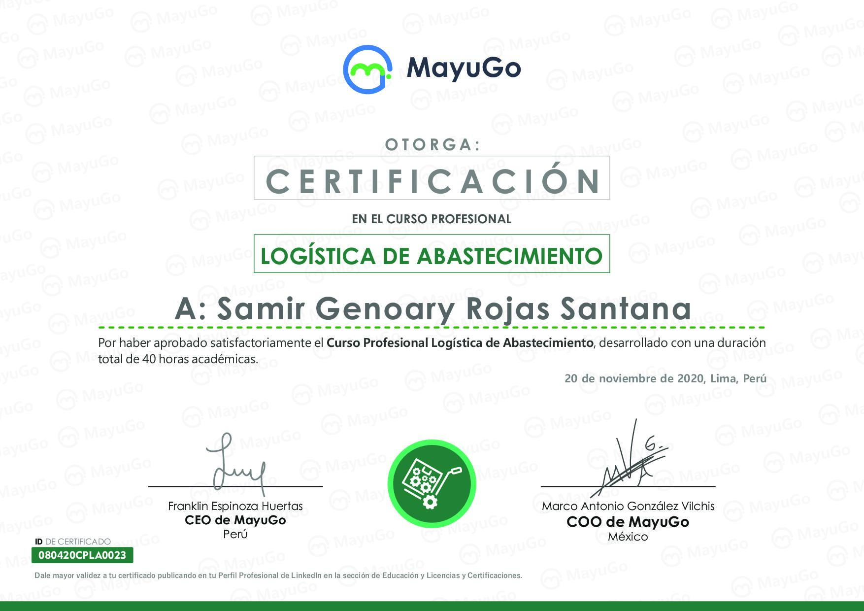 Certificado
