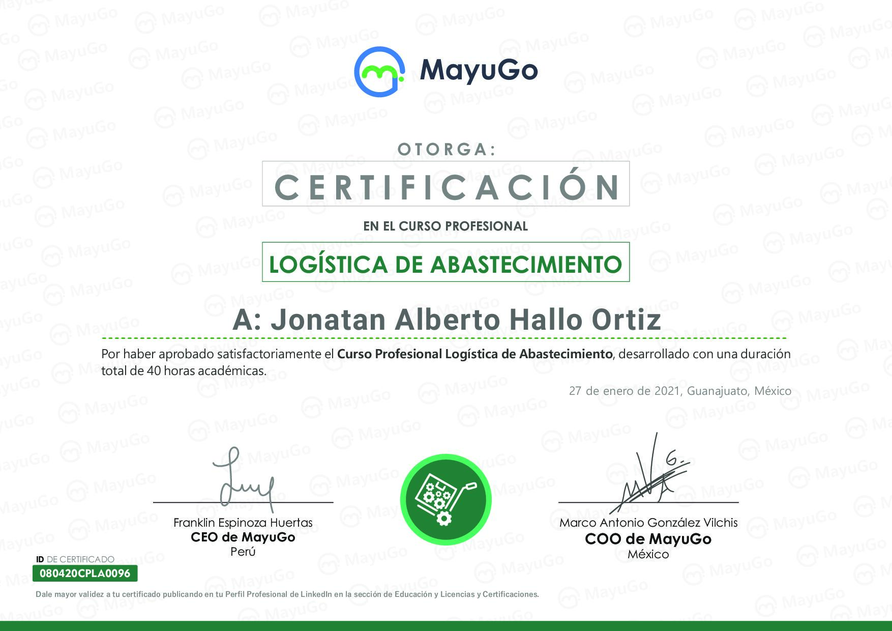 Certificado