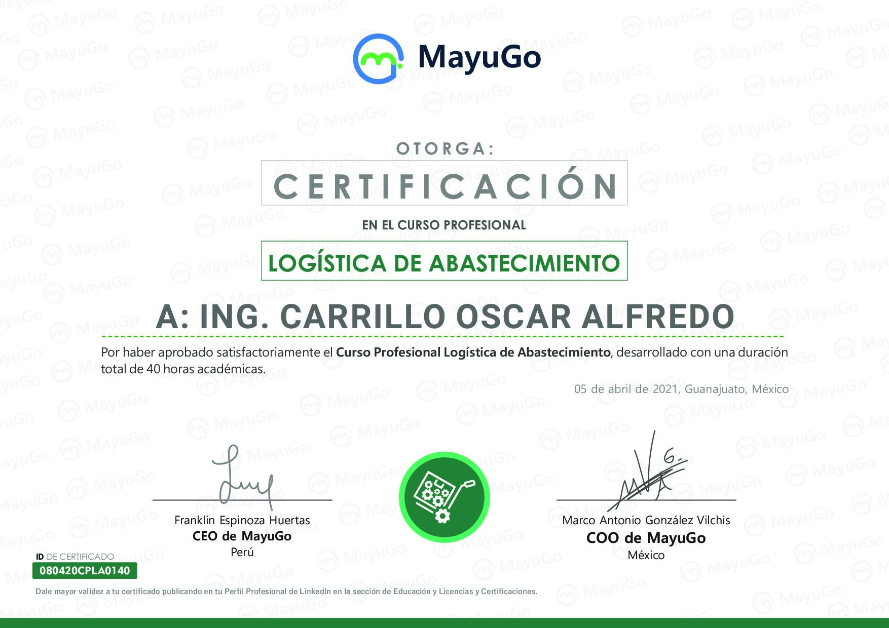 Certificado
