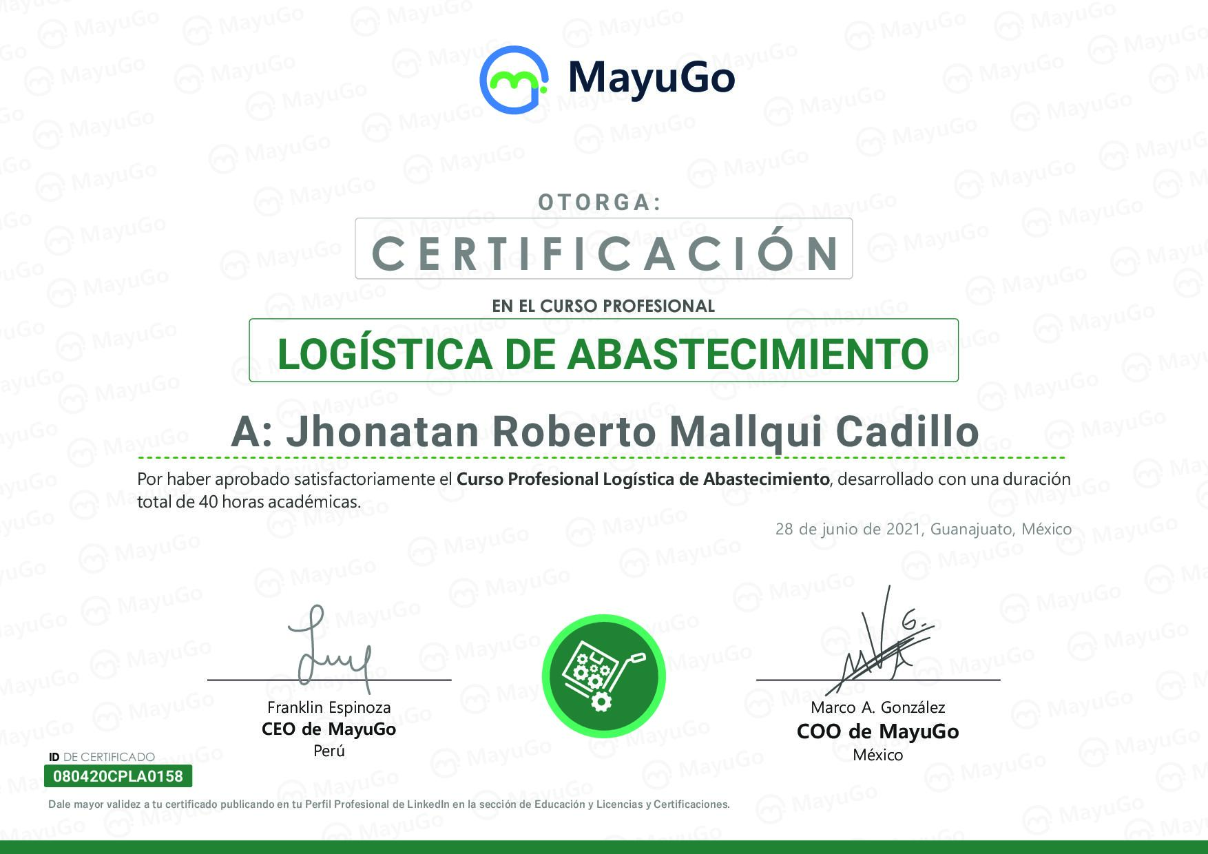 Certificado