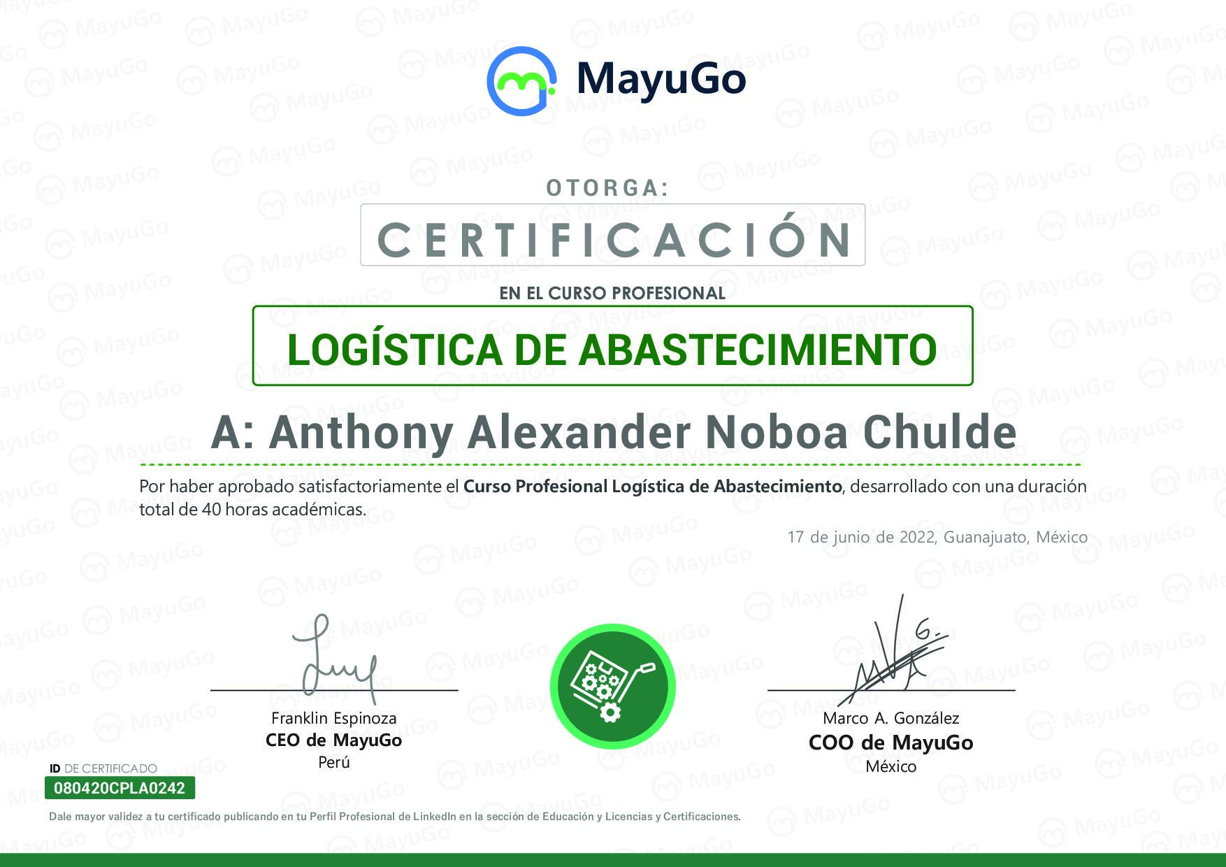 Certificado