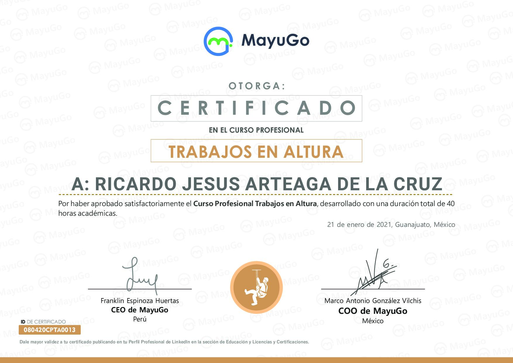 Certificado