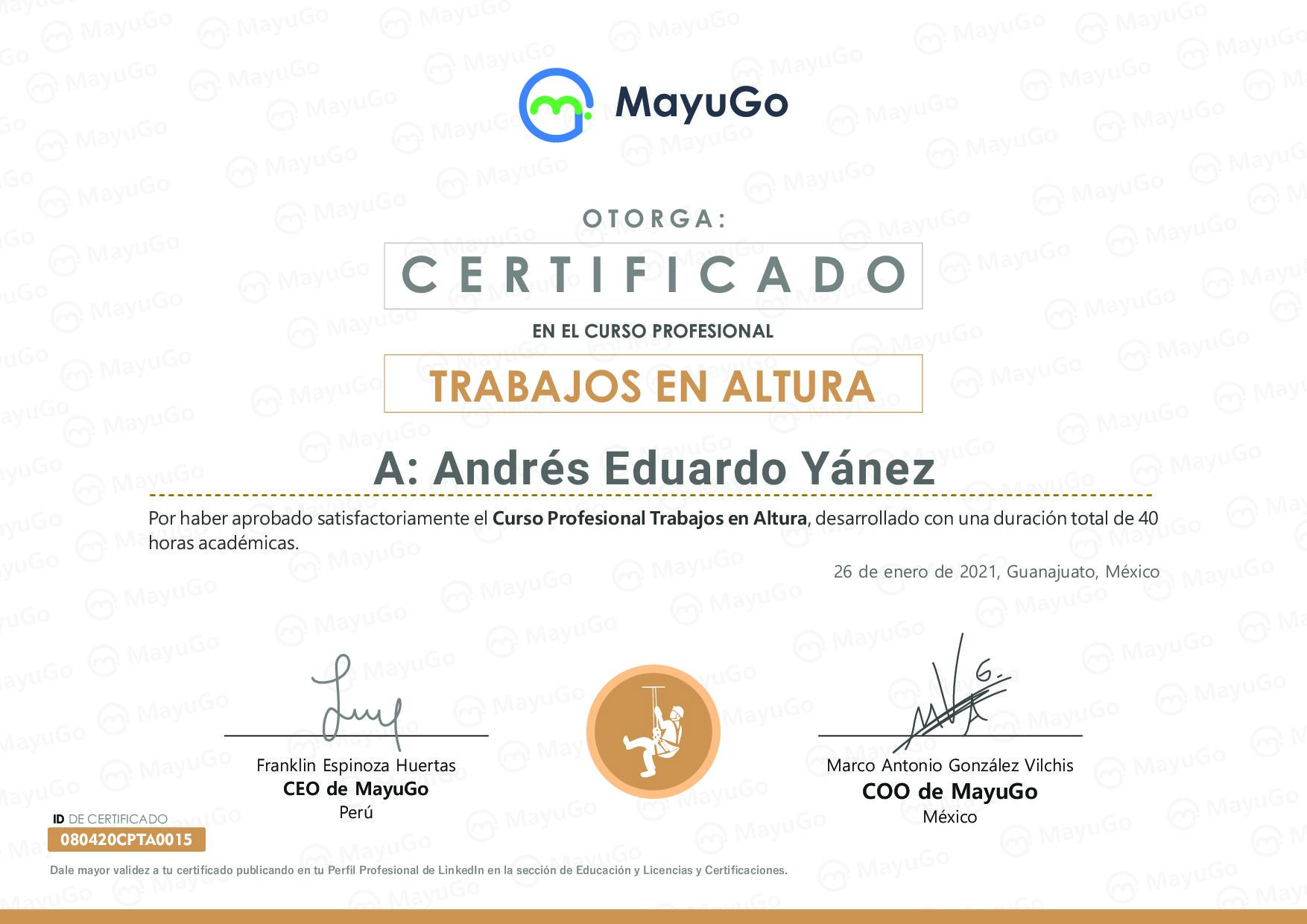 Certificado