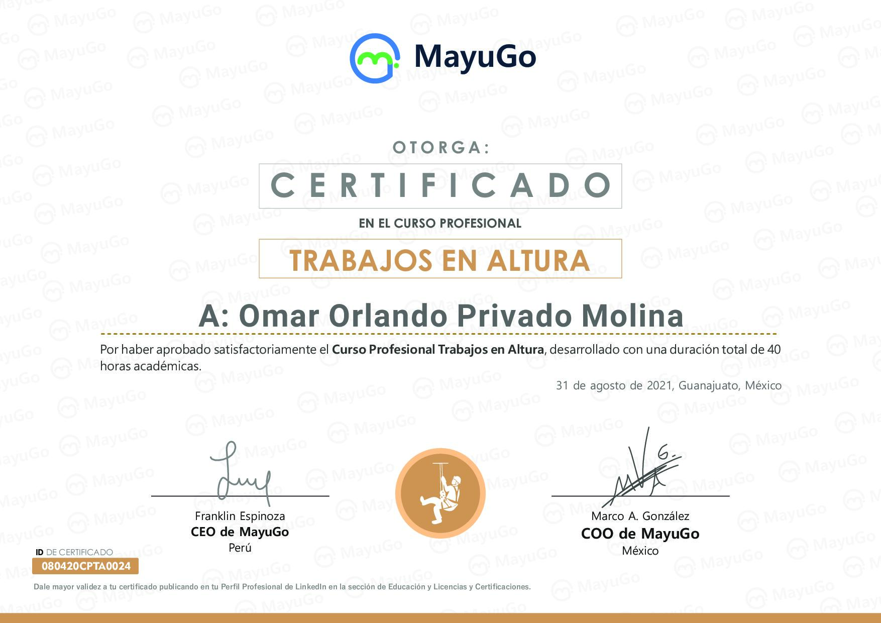 Certificado