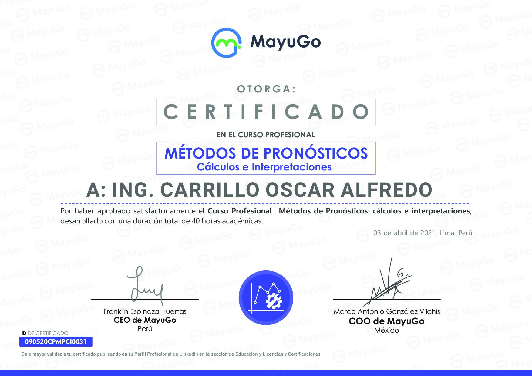 Certificado