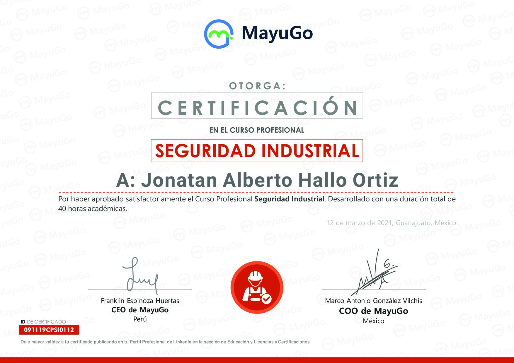 Certificado