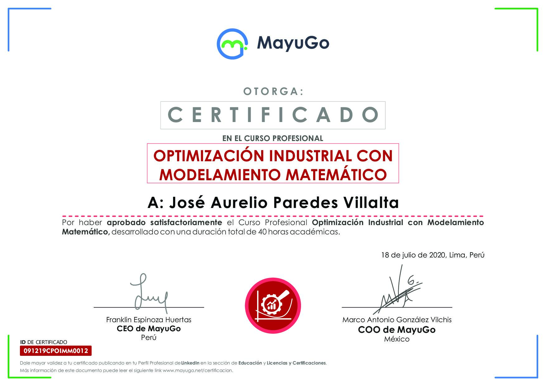 Certificado