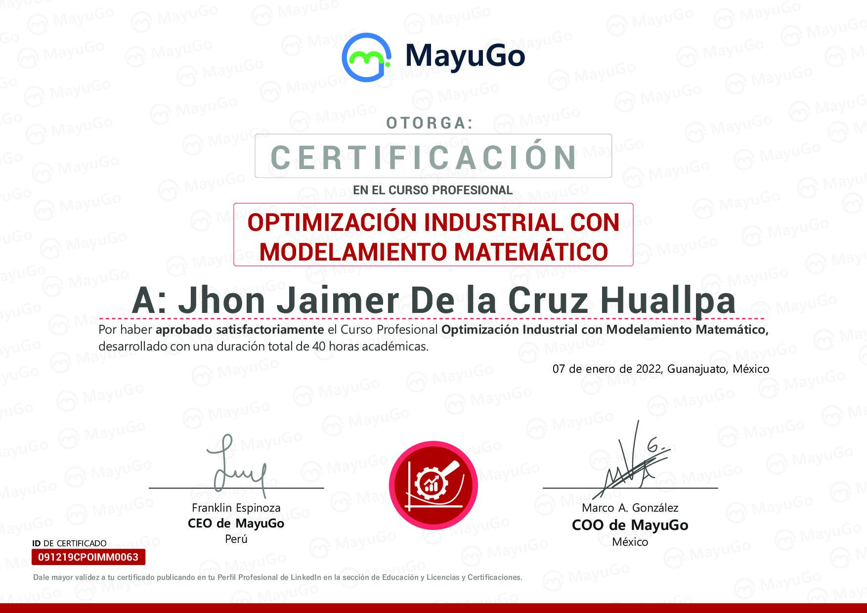Certificado