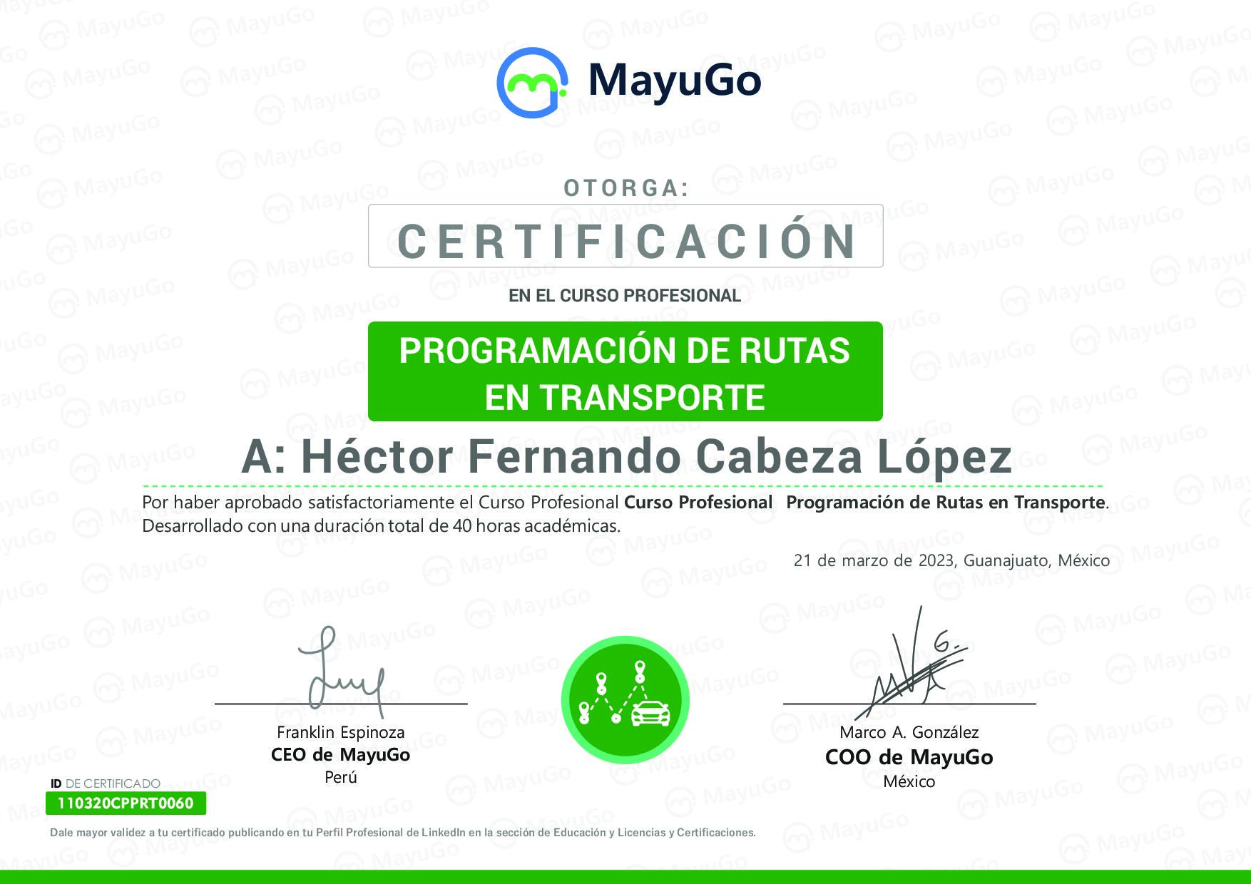 Certificado