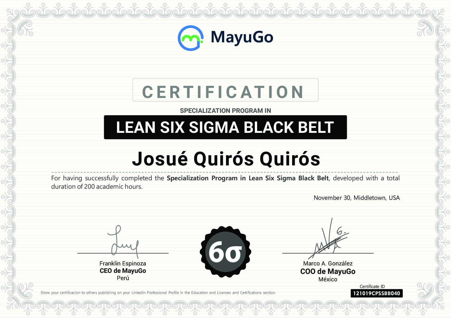 Certificado