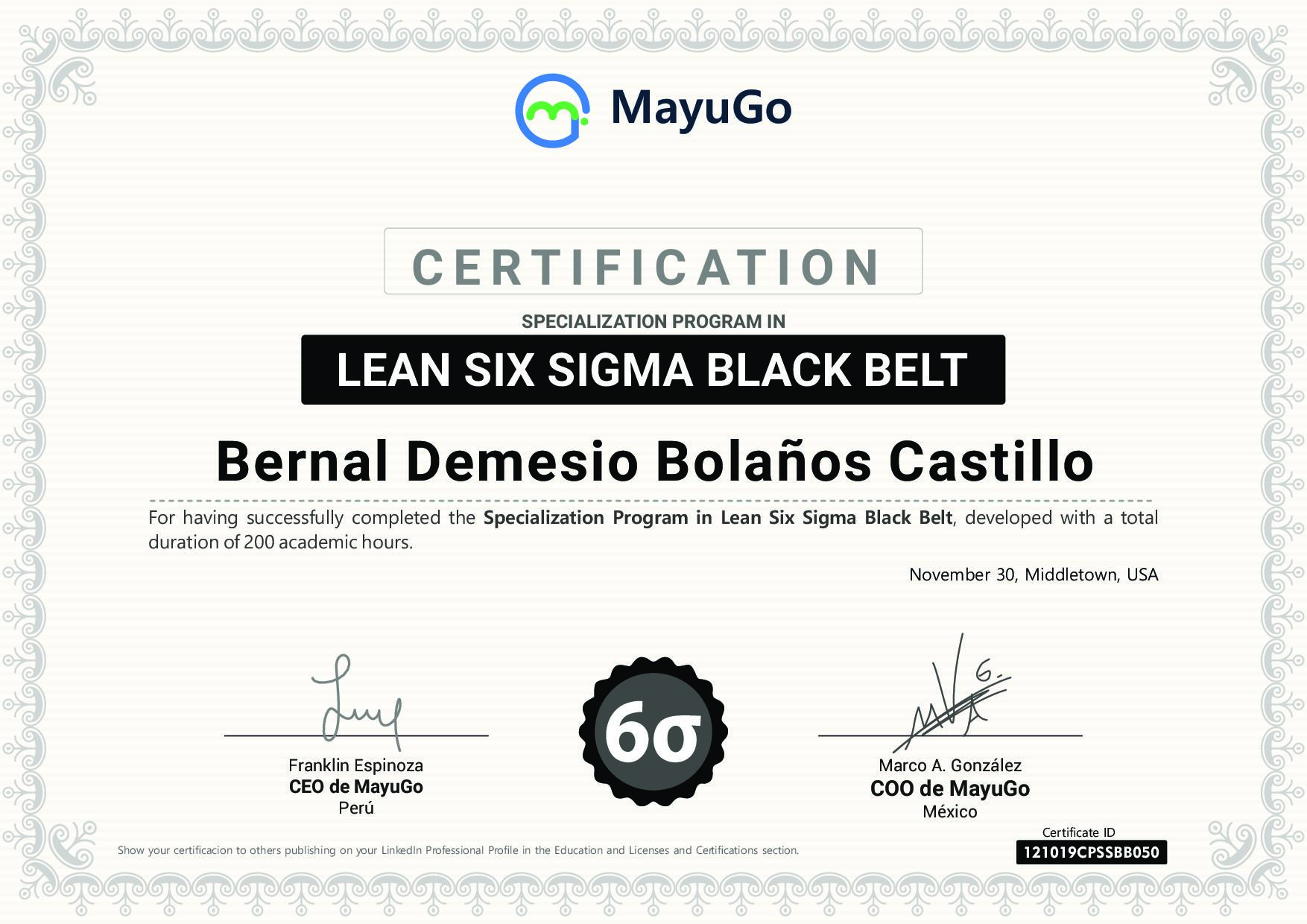 Certificado