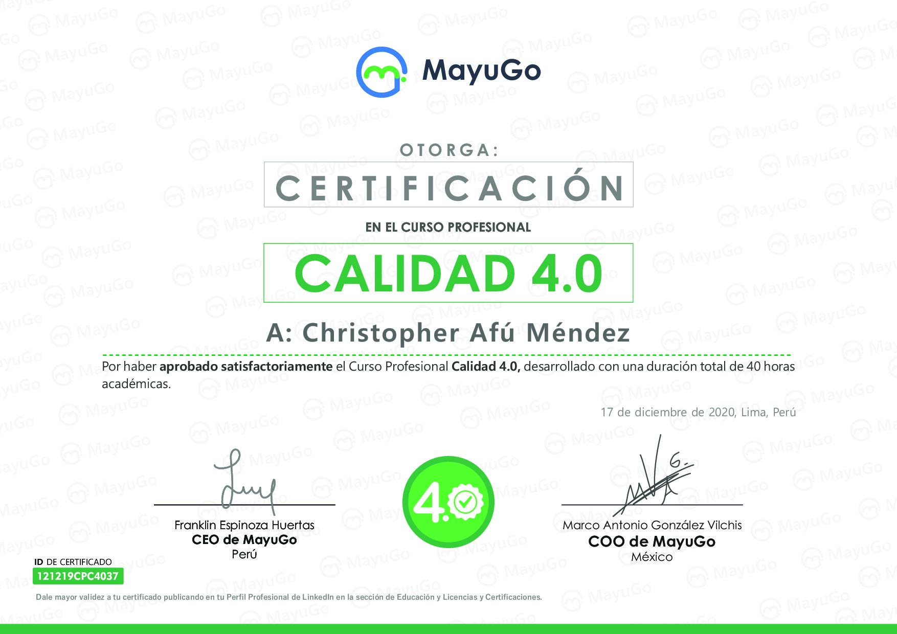 Certificado
