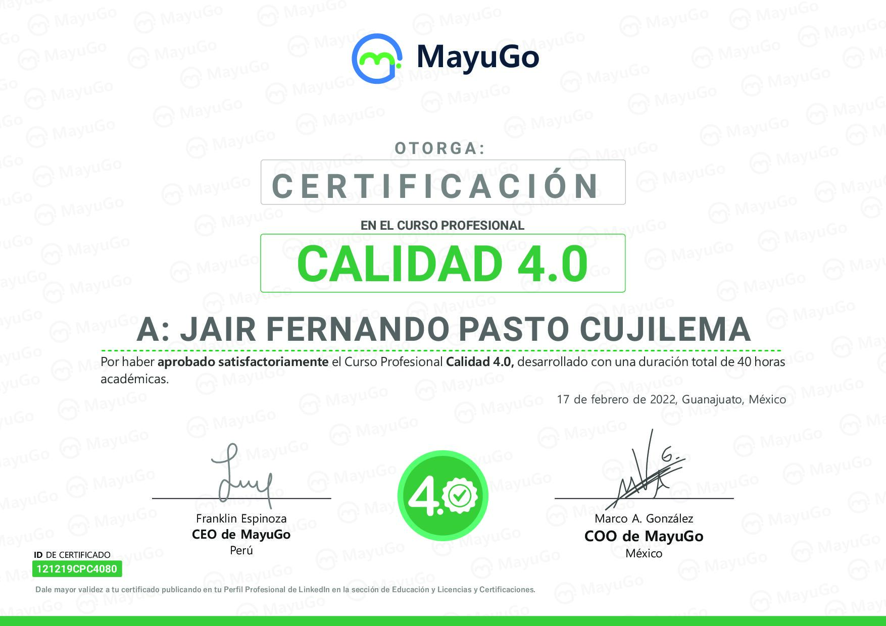 Certificado