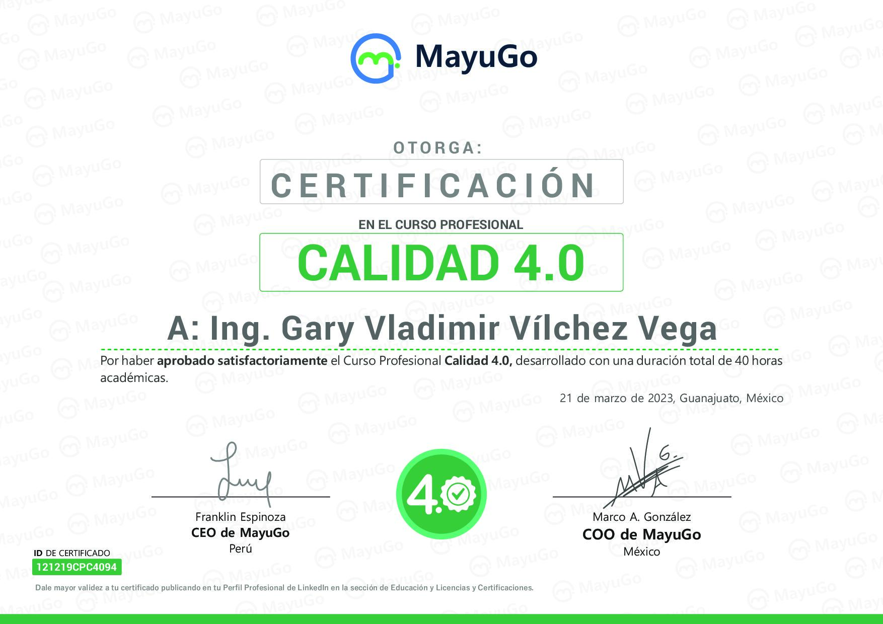 Certificado