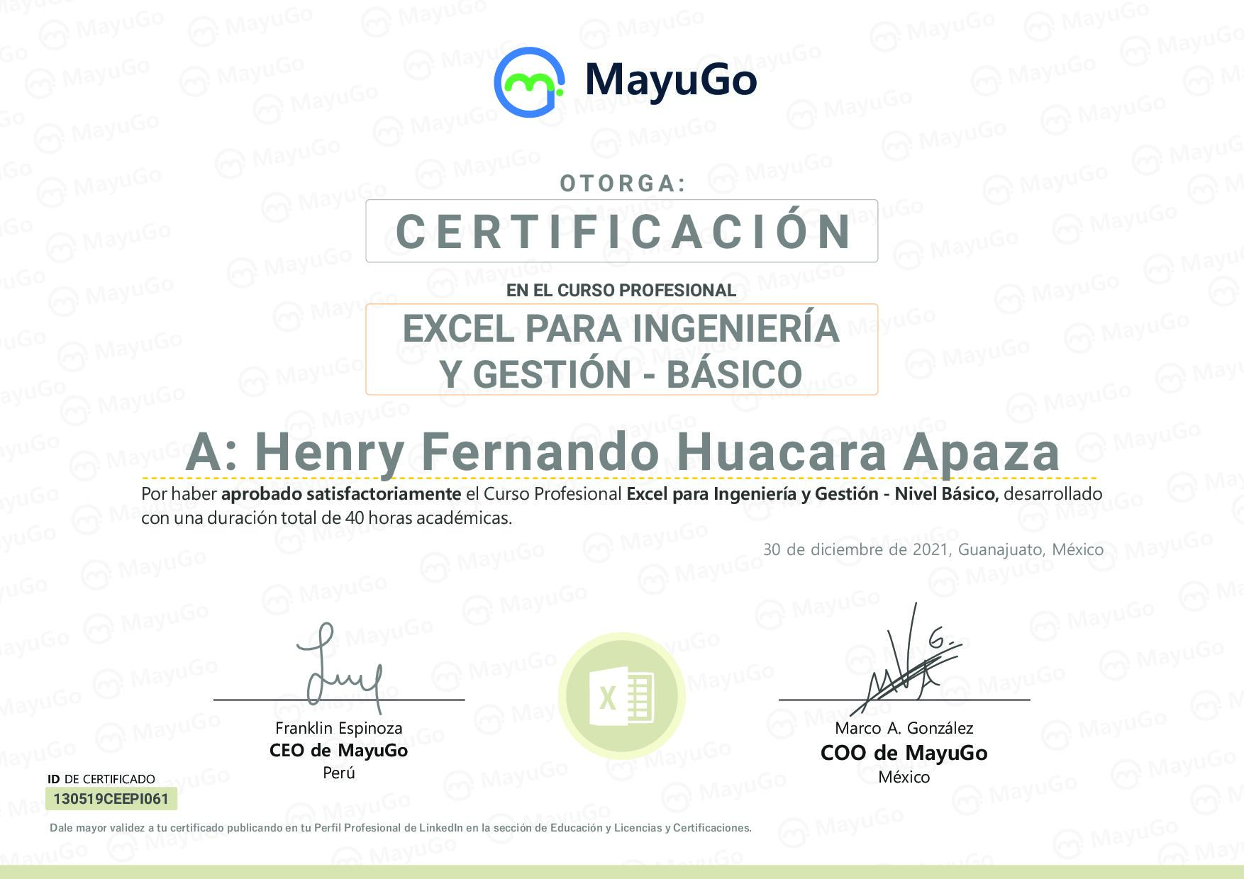 Certificado