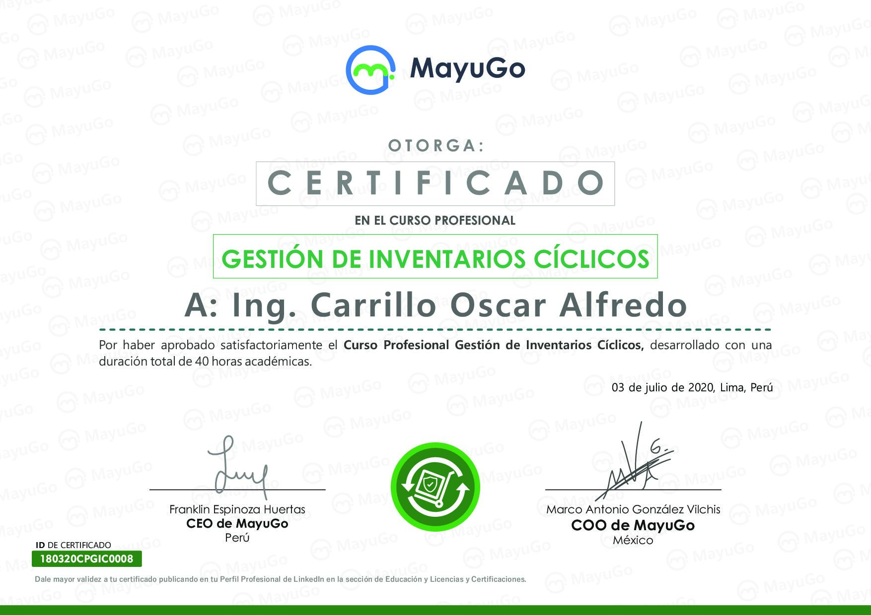 Certificado