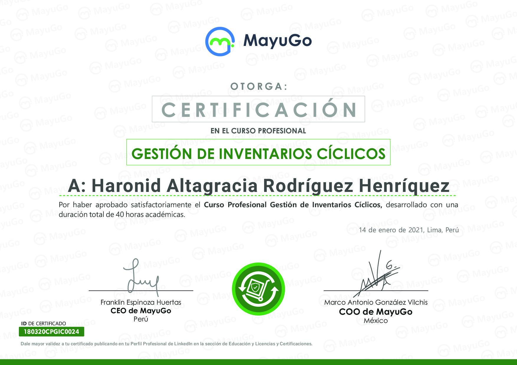 Certificado