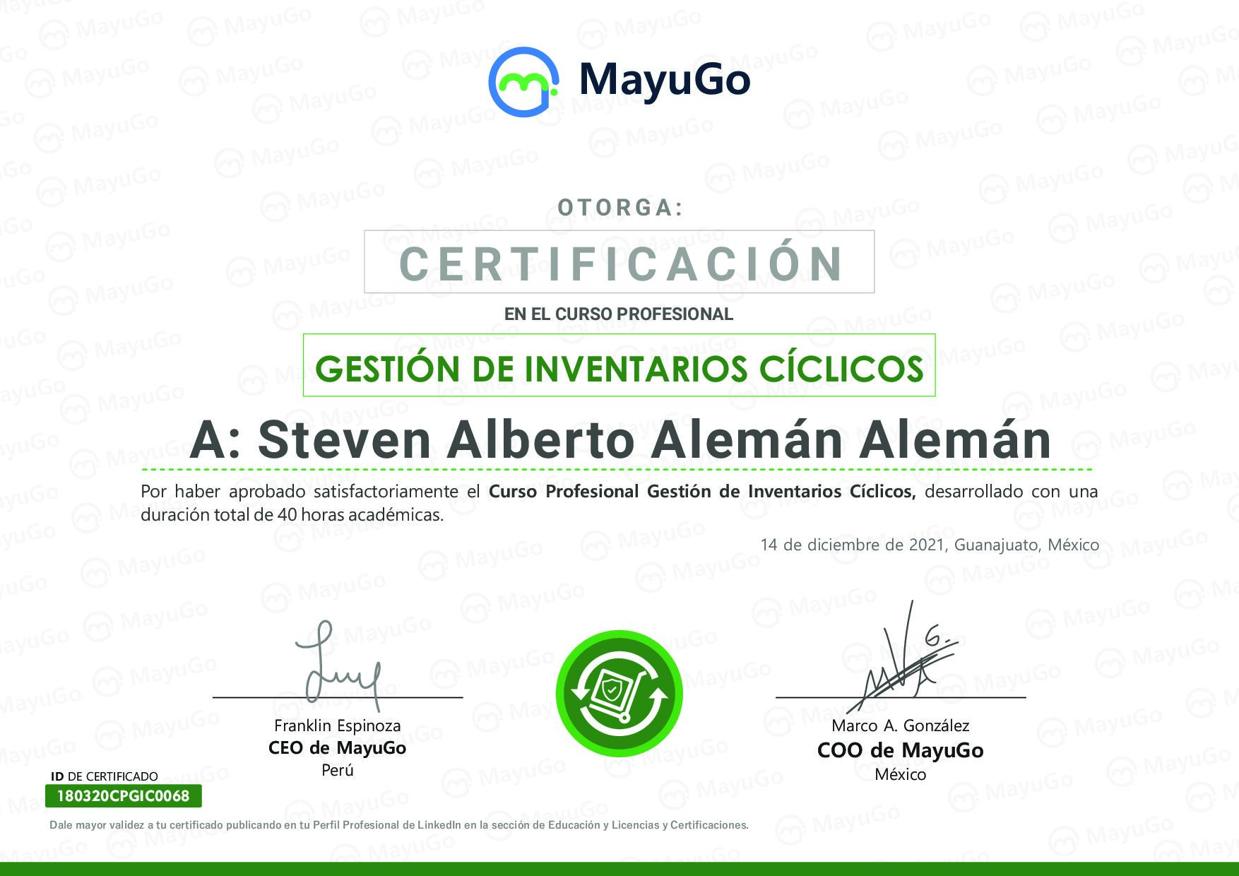Certificado
