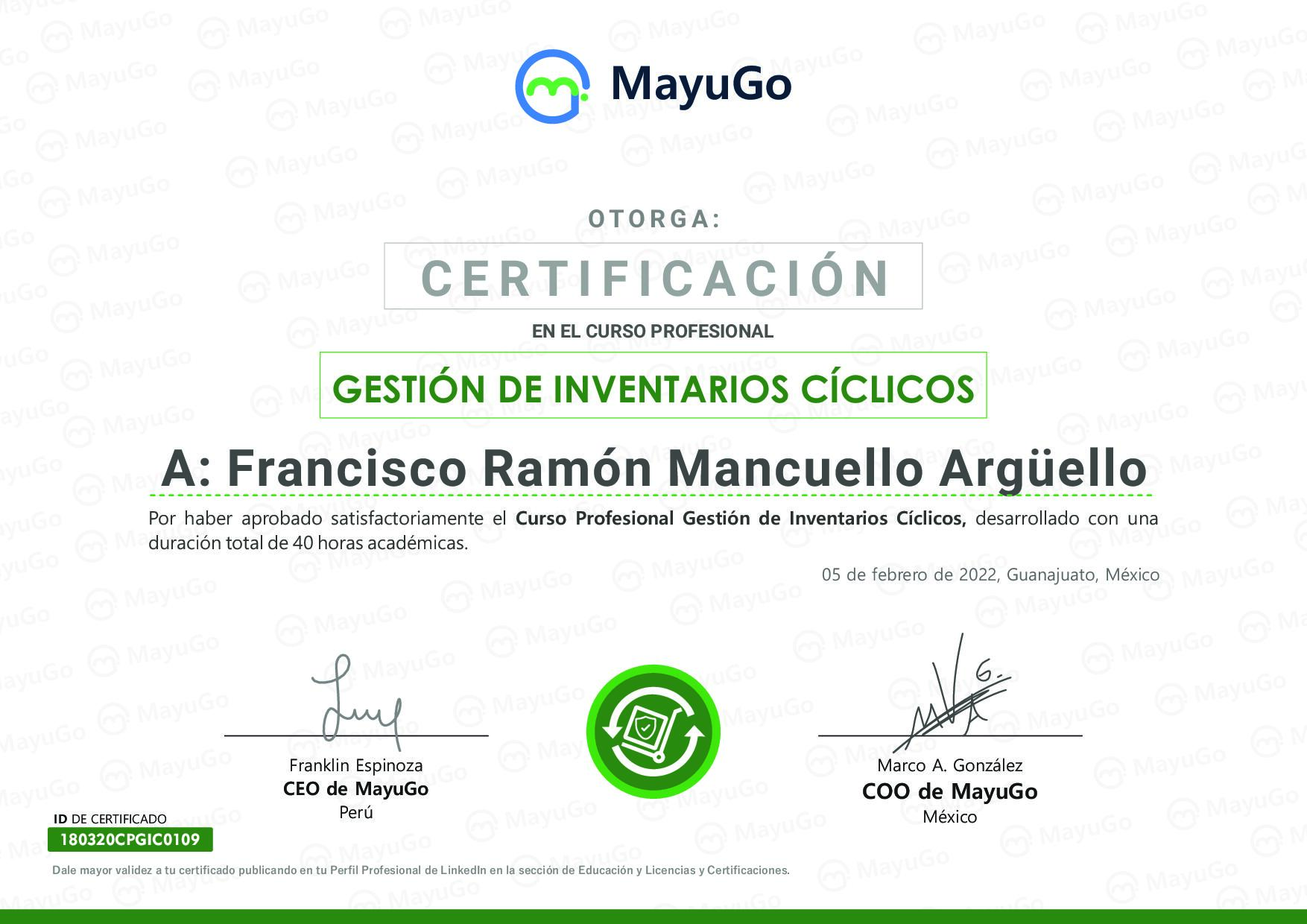 Certificado