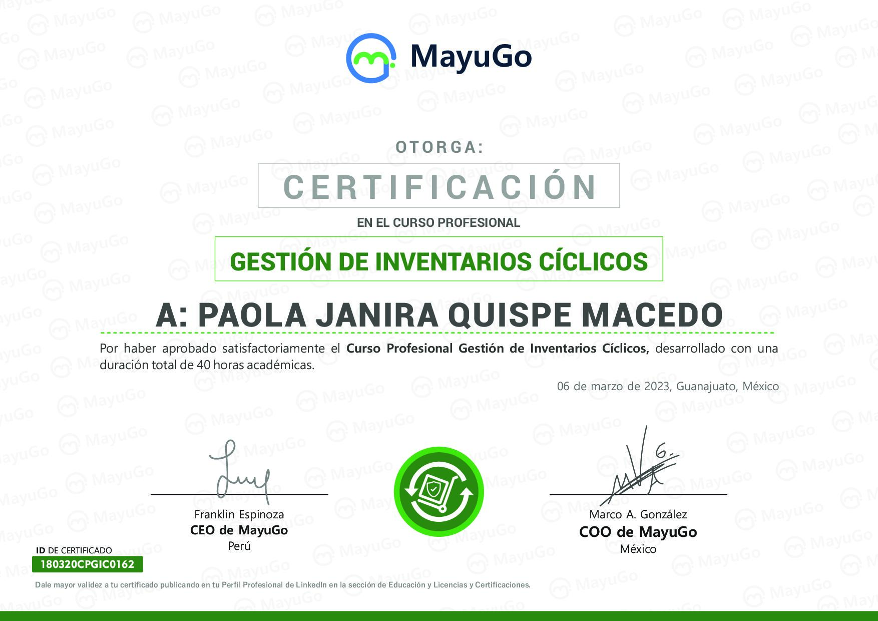 Certificado