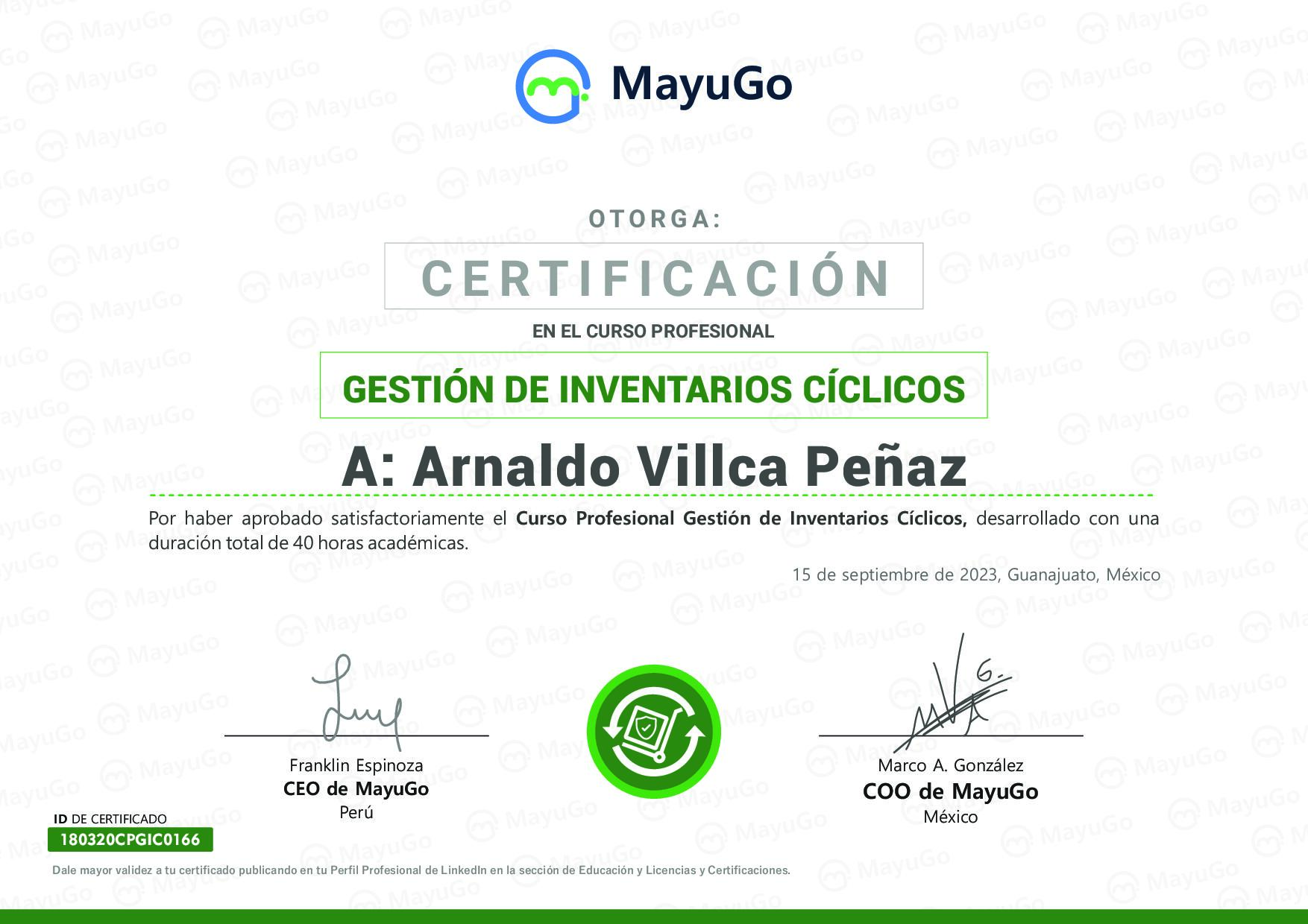 Certificado
