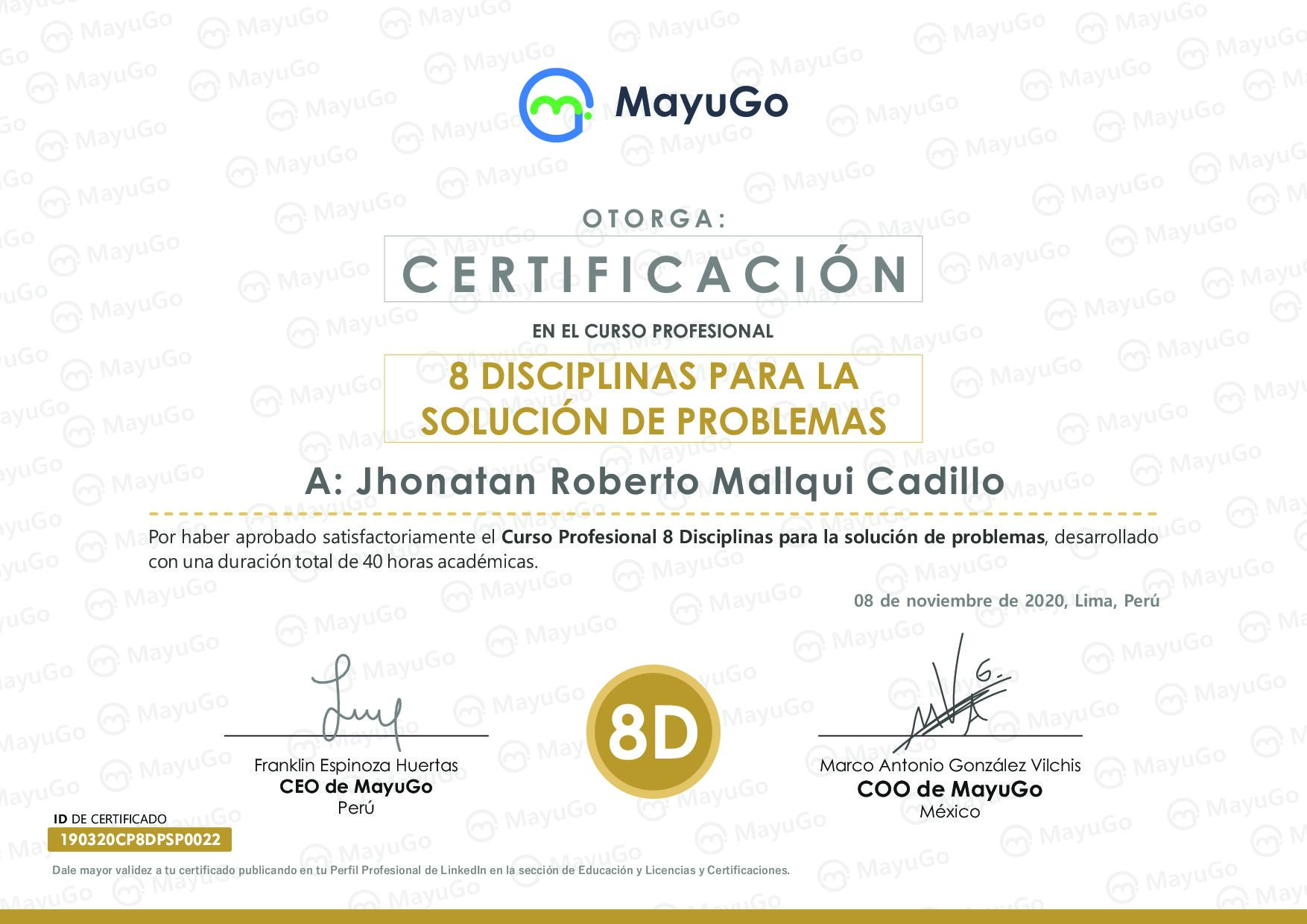 Certificado
