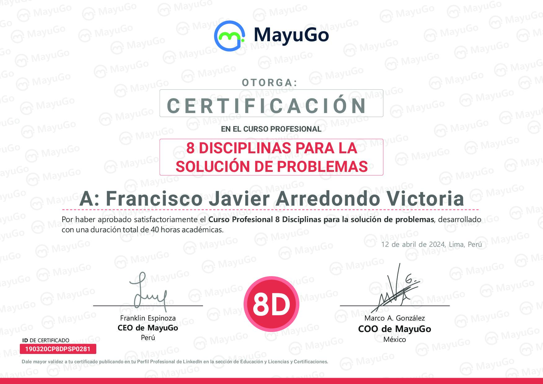 Certificado