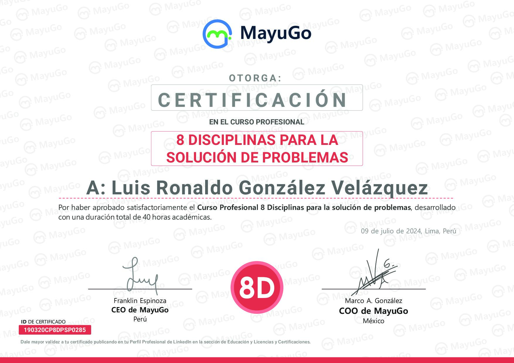 Certificado