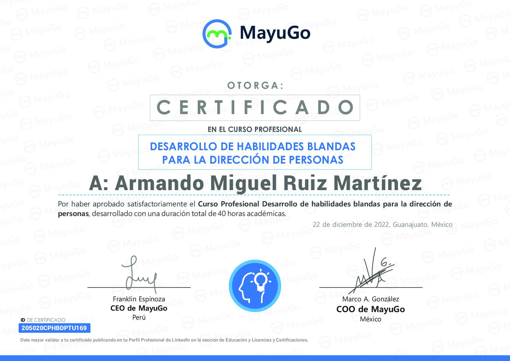 Certificado