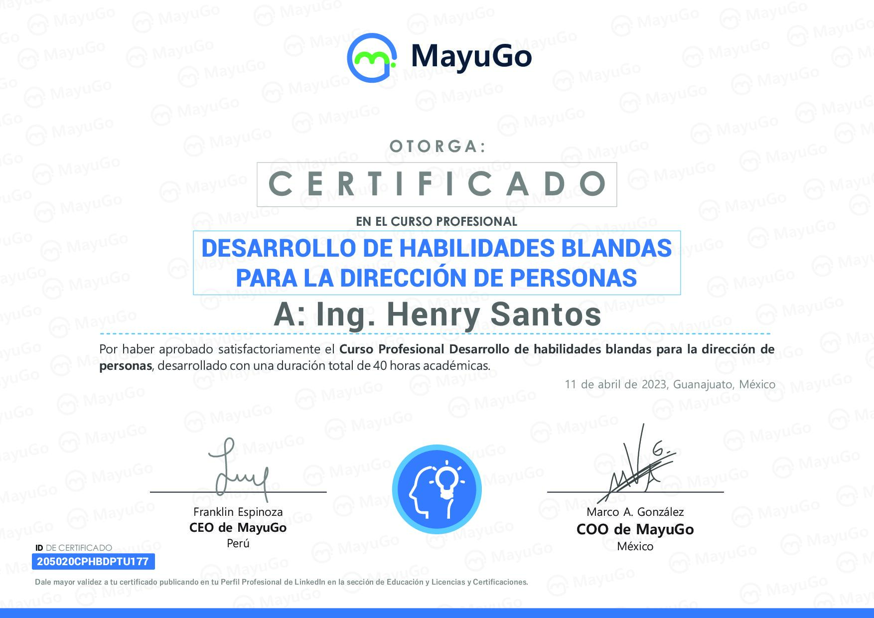 Certificado