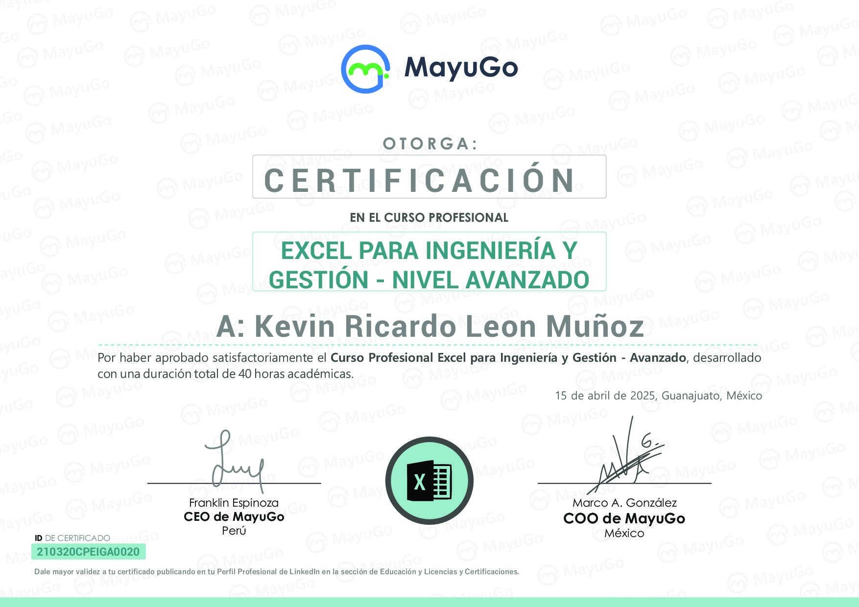 Certificado
