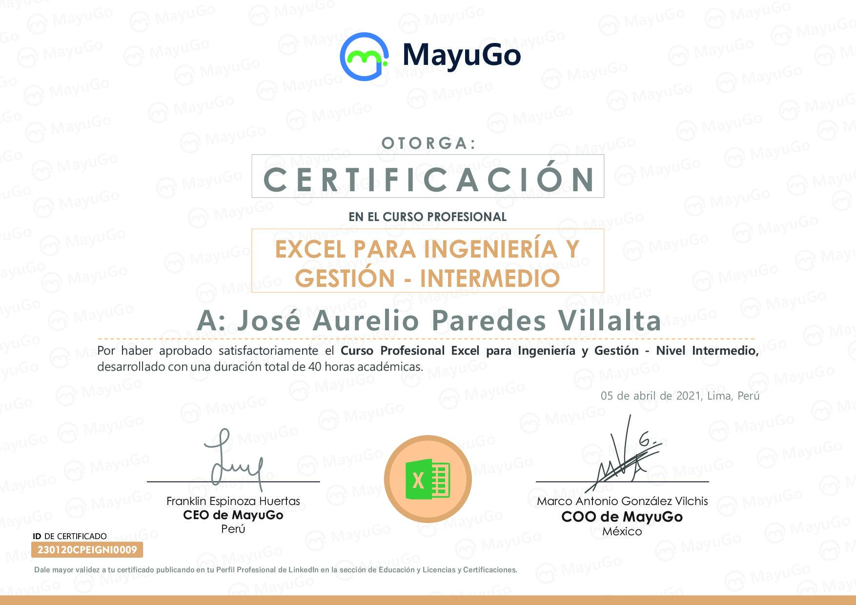Certificado
