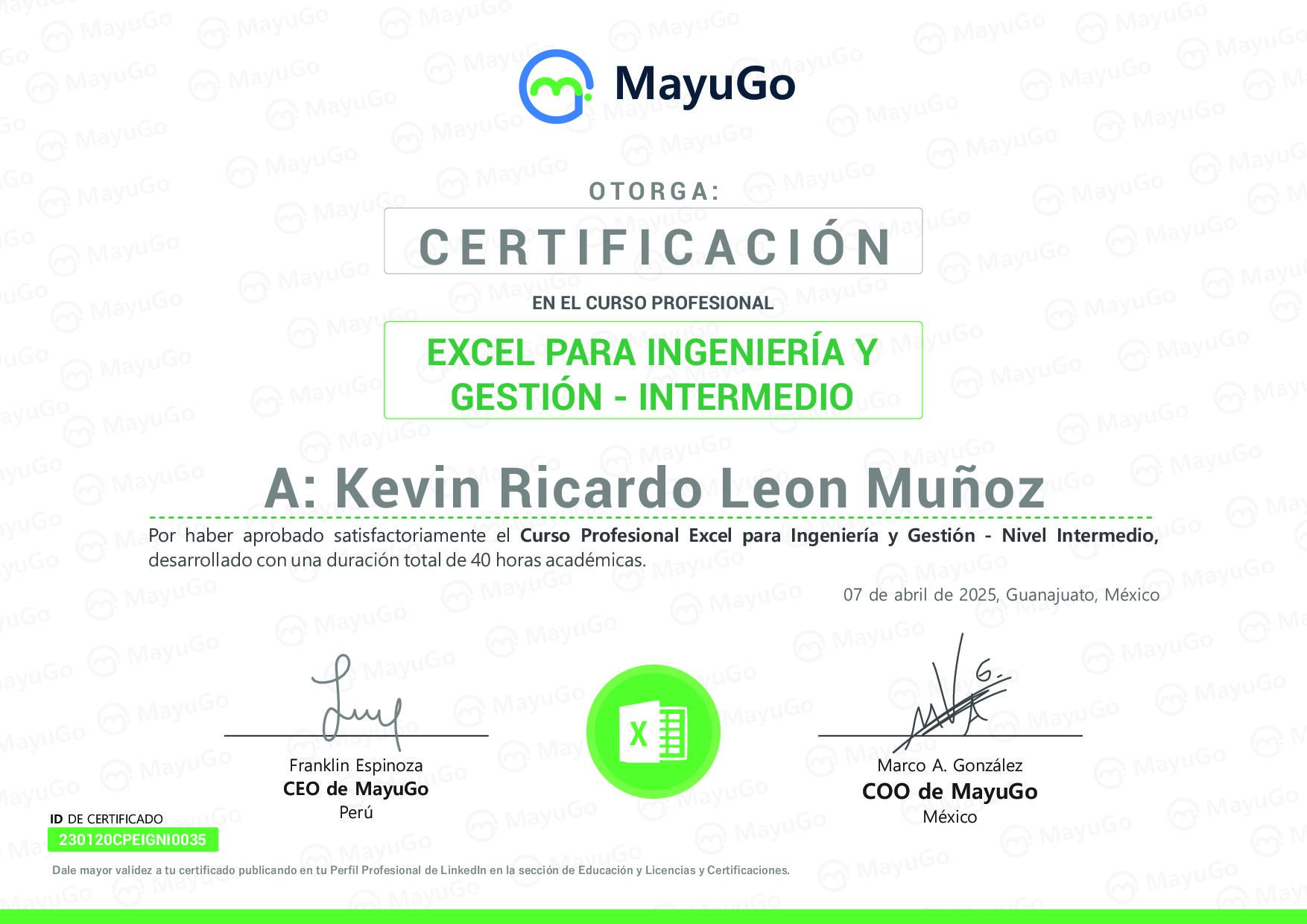 Certificado